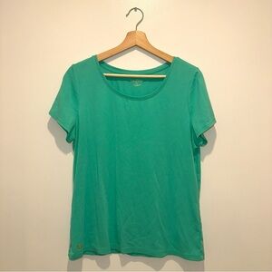 ❌SOLD❌Lilly Pulitzer Halee Top Crewneck Women’s T-Shirt Teal Green Size XL